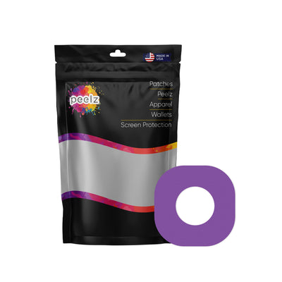 Solid Color Purple Dexcom G7 and Stelo Patch Tape - Pump Peelz
