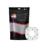 Poinsettia Parade Dexcom G7 and Stelo Patch Tape - Pump Peelz