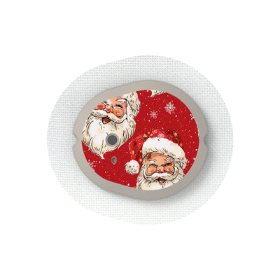 Jolly Old Saint Nick Dexcom G7 and Stelo Transmitter Sticker - Pump Peelz