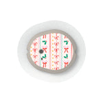 Holly Jolly Ribbon Dexcom G7 and Stelo Transmitter Sticker - Pump Peelz