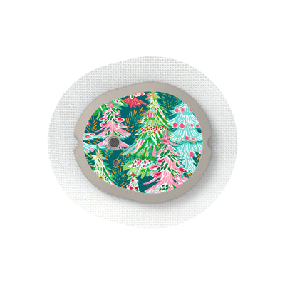 Festive Forest Dexcom G7 and Stelo Transmitter Sticker - Pump Peelz
