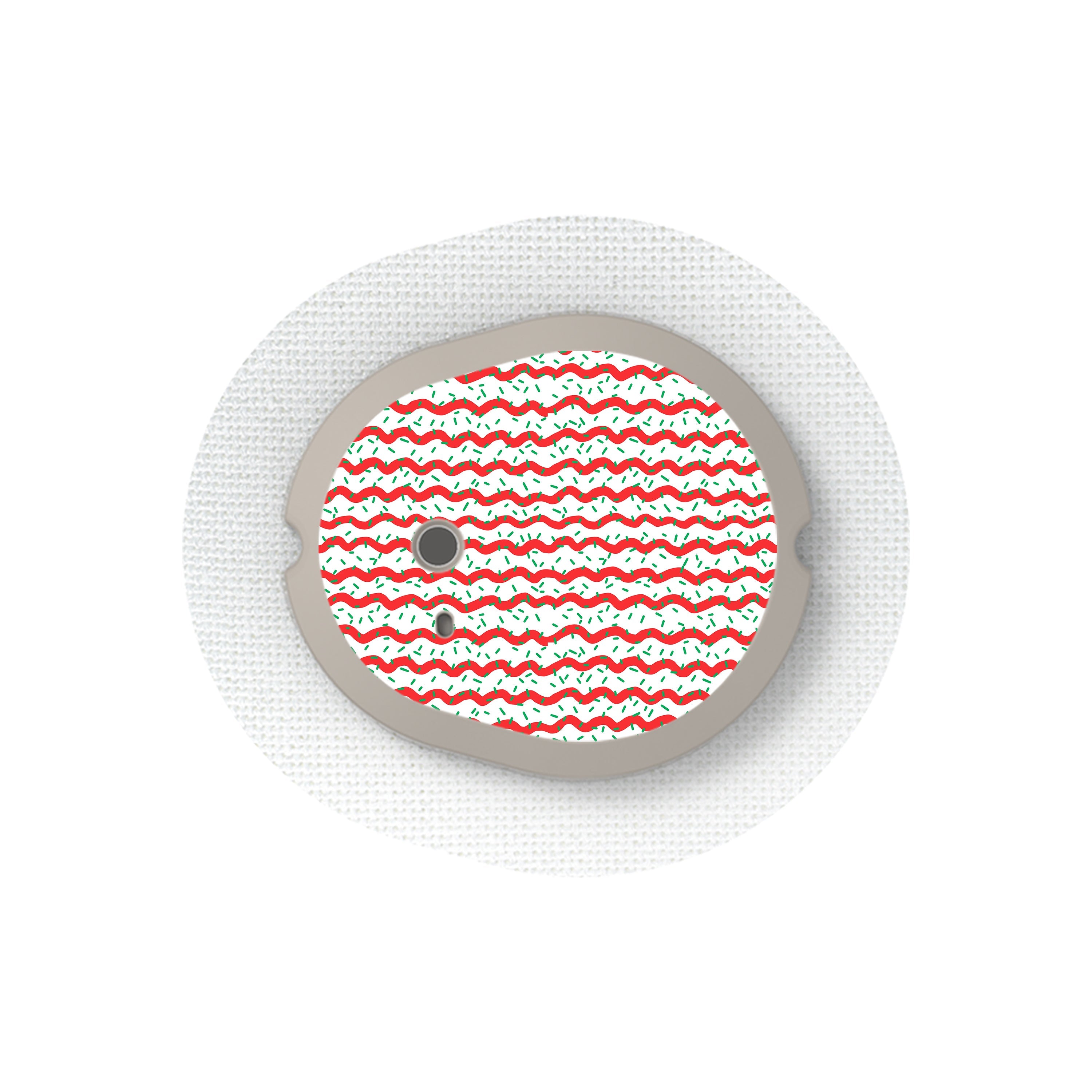 Christmas Icing Dexcom G7 and Stelo Transmitter Sticker - Pump Peelz