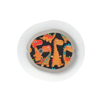 Jurassic Gingerbread Dexcom G7 and Stelo Transmitter Sticker - Pump Peelz