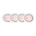 Peppermint Stripes Dexcom G7 and Stelo Transmitter Sticker - Pump Peelz