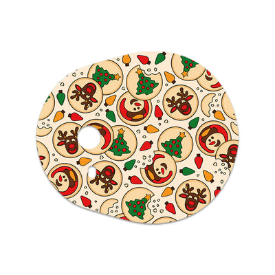Santa's Cookies Dexcom G7 and Stelo Transmitter Sticker - Pump Peelz