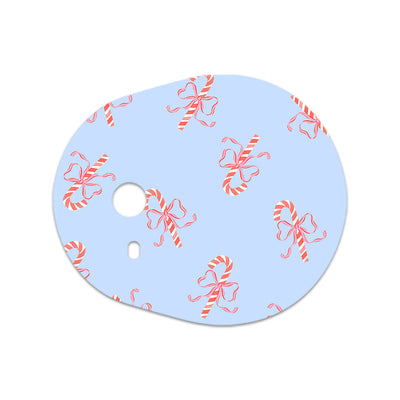 Candy Cane Lane Dexcom G7 and Stelo Transmitter Sticker - Pump Peelz