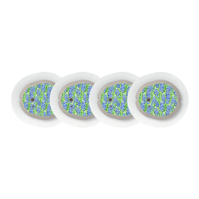 Blue Blooms Designed for the DEXCOM G7 and Stelo Transmitter