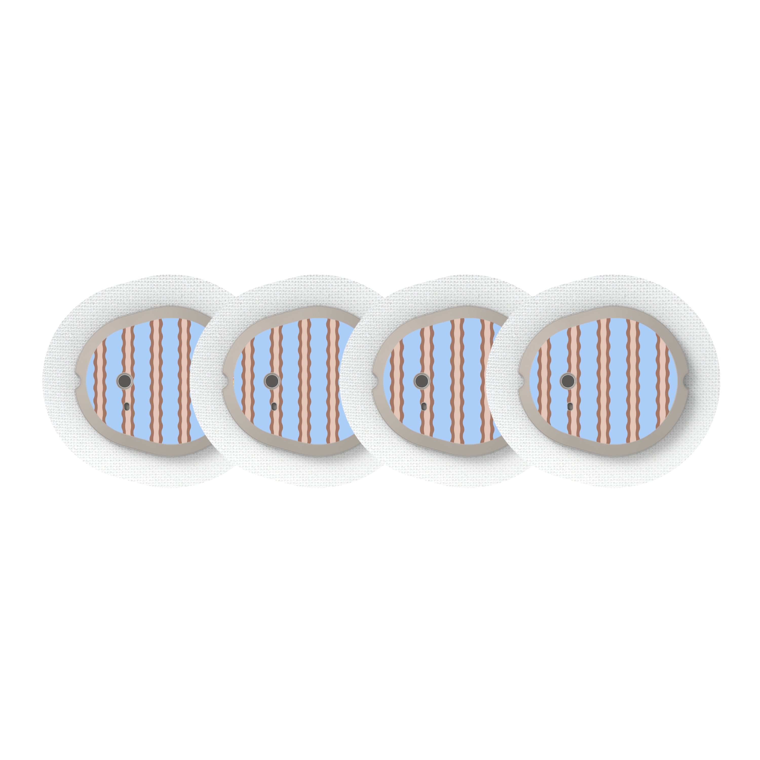 Boardwalk Waves Dexcom G7 and Stelo Transmitter Sticker - Pump Peelz
