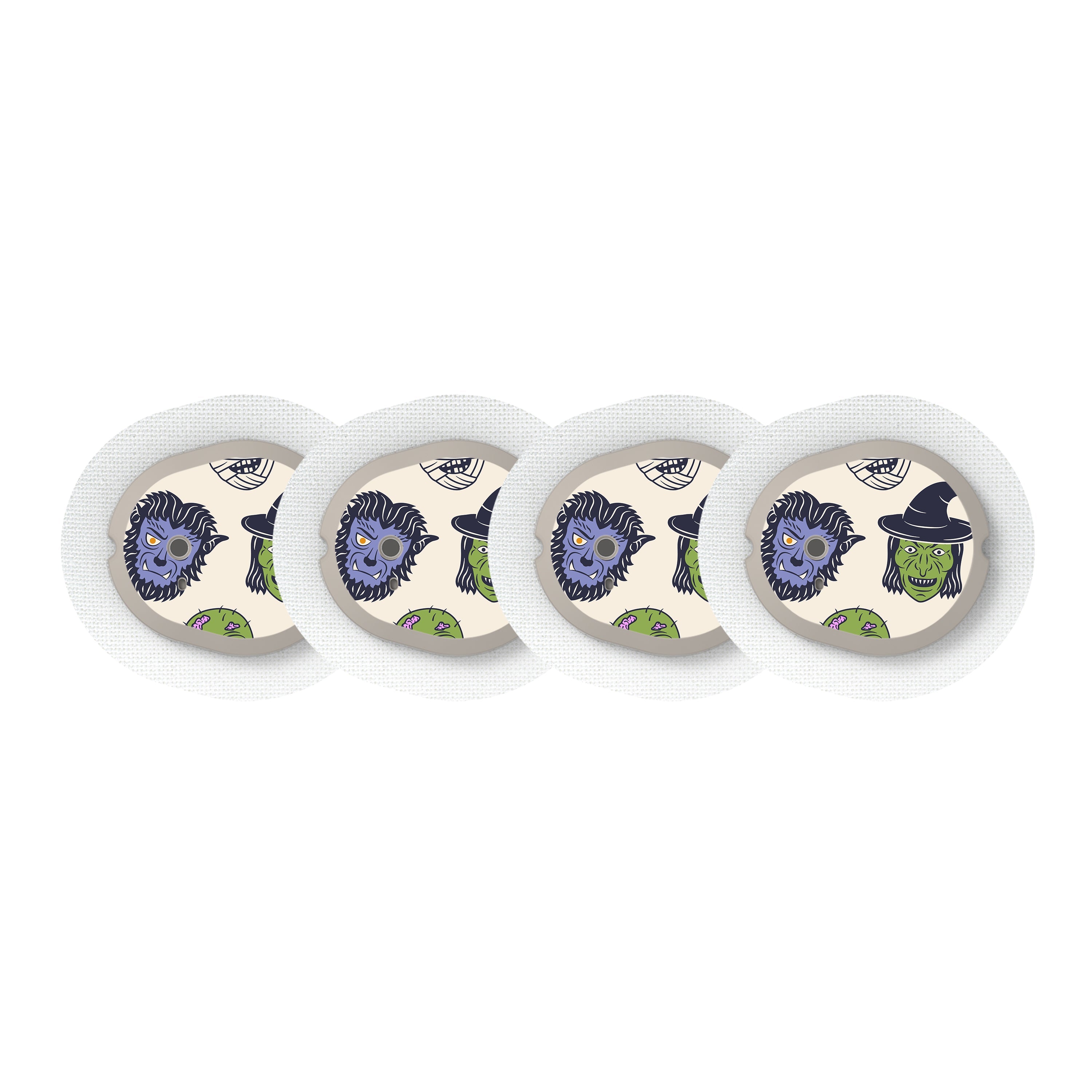 Monster Mash Dexcom G7 and Stelo Transmitter Sticker - Pump Peelz