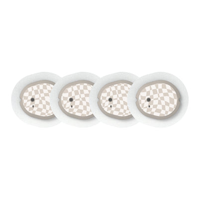 Creamy Check Dexcom G7 and Stelo Transmitter Sticker - Pump Peelz