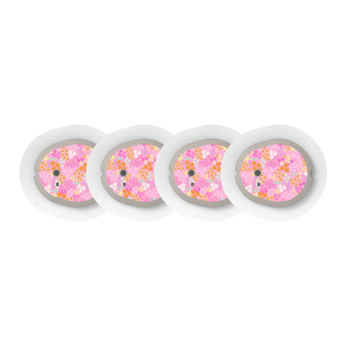 Pink Petals Dexcom G7 and Stelo Transmitter Sticker - Pump Peelz