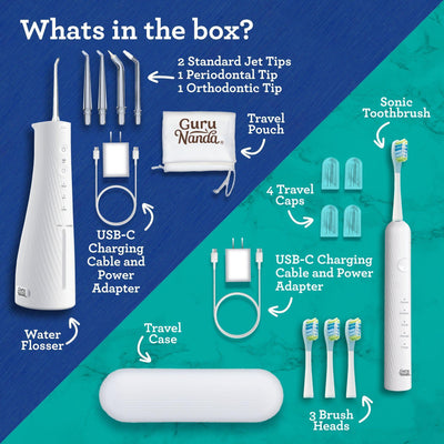 Lion & Lamb 2.0 Portable Sonic Toothbrush & Water Flosser