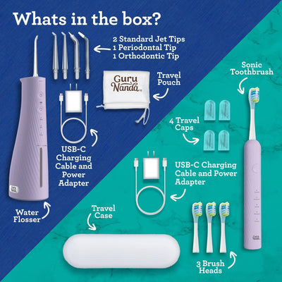 Lion & Lamb 2.0 Portable Sonic Toothbrush & Water Flosser