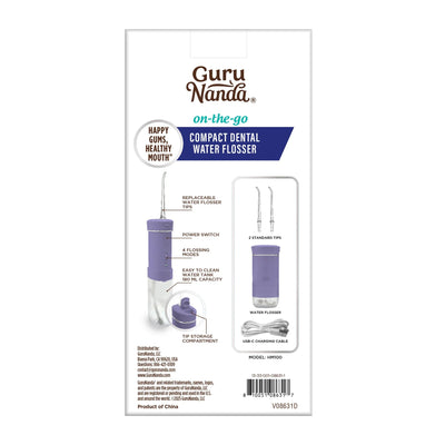 Compact Dental Water Flosser (180 ml)