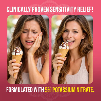 Nano-Hydroxyapatite & White Turmeric Sensitive Toothpaste – 4.2 oz – 4 Pack