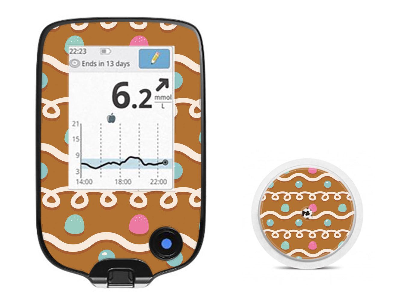 Gingerbread Sticker for Freestyle Libre 2