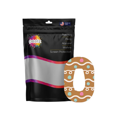 Gingerbread Dexcom G6 Patch Tape - Pump Peelz