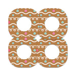 Gingerbread Dexcom G7 and Stelo Patch Tape - Pump Peelz