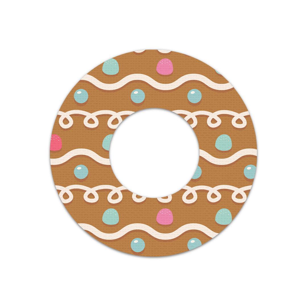 Gingerbread Freestyle Libre 2 Patch Tape - Pump Peelz