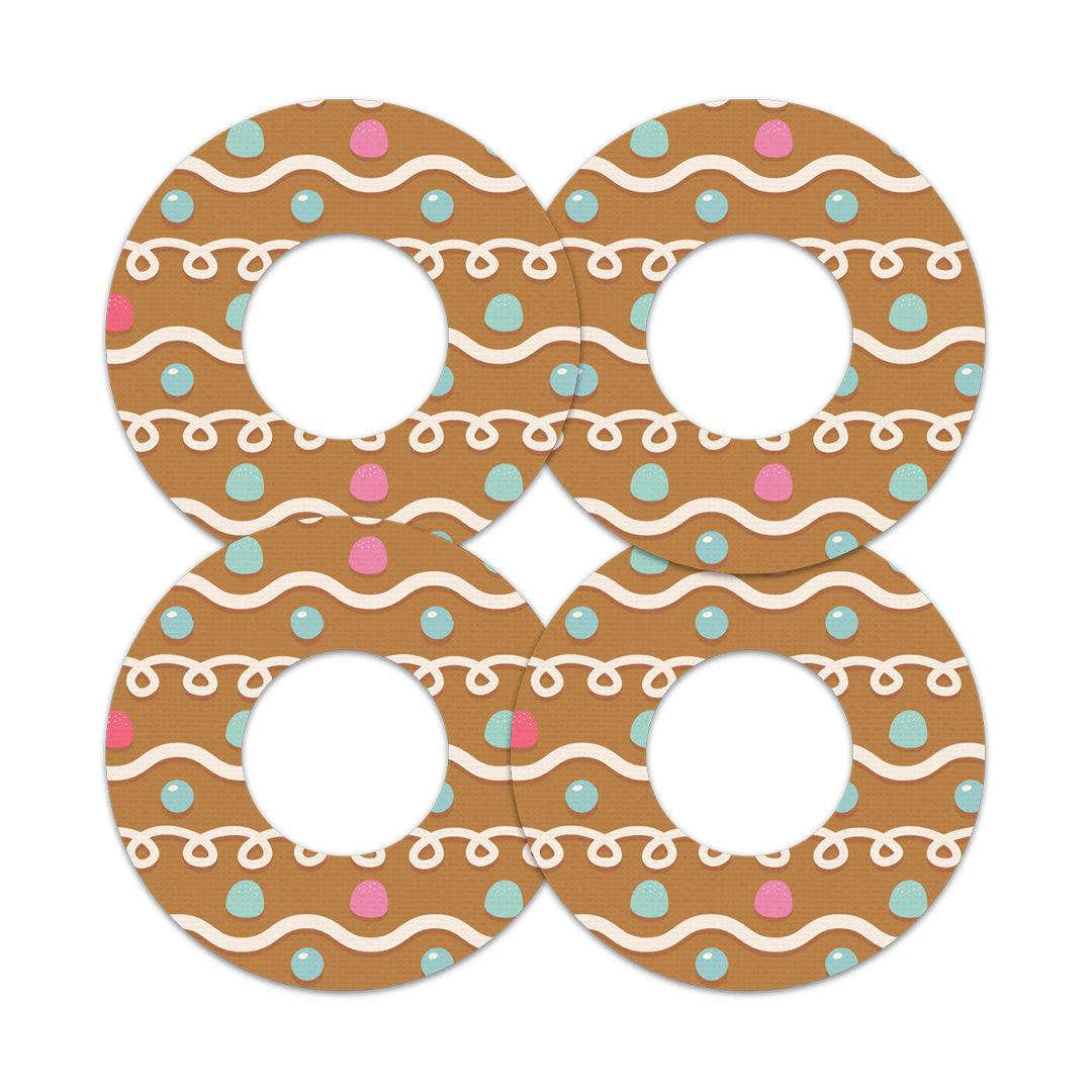 Gingerbread Freestyle Libre 2 Patch Tape - Pump Peelz