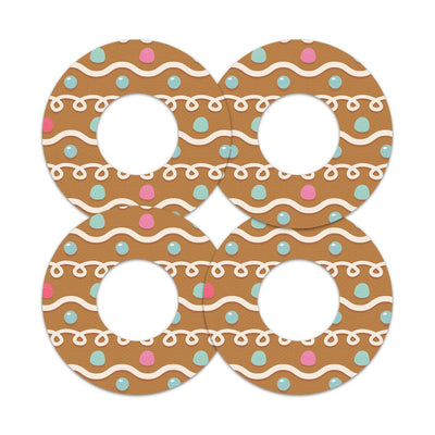 Gingerbread Freestyle Libre 2 Patch Tape - Pump Peelz