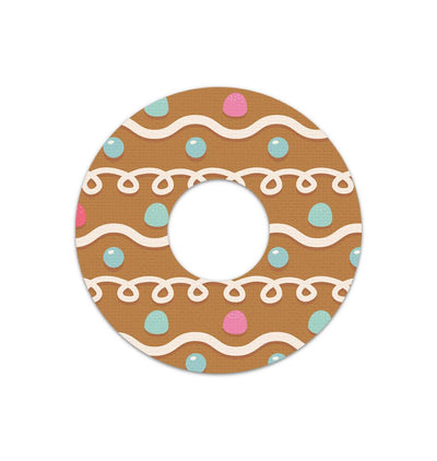 Gingerbread FreeStyle Libre 3 Plus & Lingo  Patch Tape - Pump Peelz