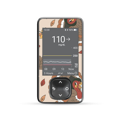 Gobble Gobble DEXCOM G7 and Stelo and G6 Touchscreen Receiver Sticker