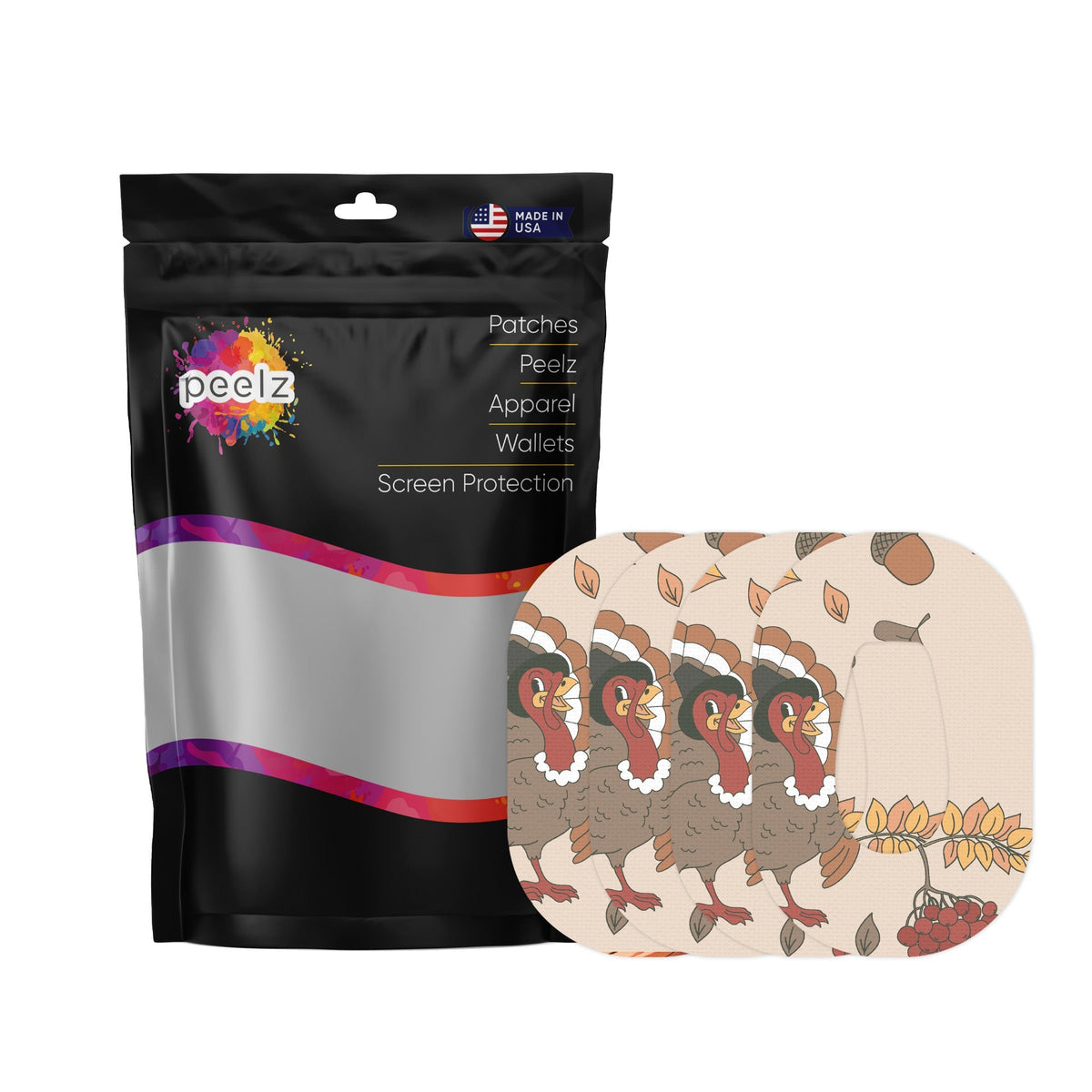 Gobble Gobble Dexcom G6 Patch Tape - Pump Peelz