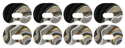 Gold Marble Medtronic Guardian Connect Patch Tape - Pump Peelz