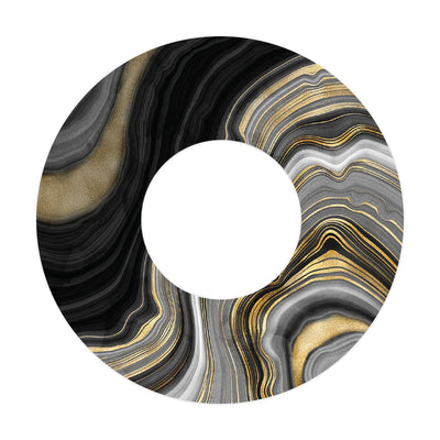 Gold Marble Patch  Tape Designed for the FreeStyle Libre 2