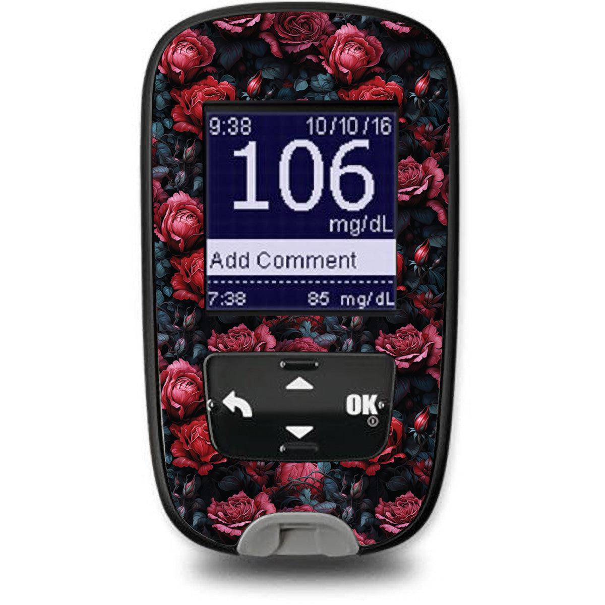 Gothic Roses for the Accu-Chek Guide Glucometer