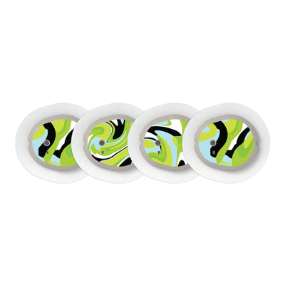 Green Flow Sticker Designed for the DEXCOM G7 and Stelo Transmitter