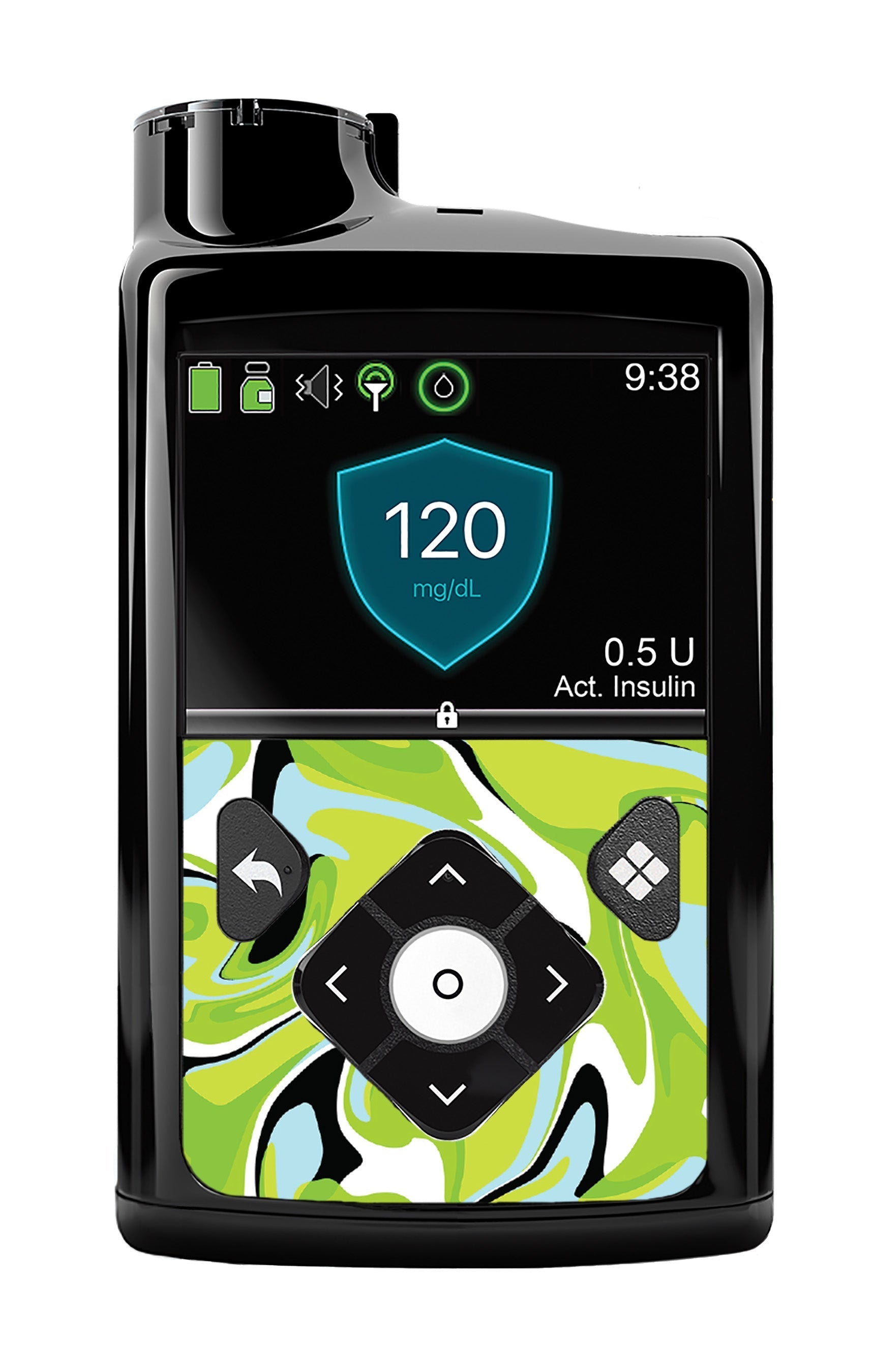 Green Flow Sticker for Medtronic MiniMed 770G & 780G