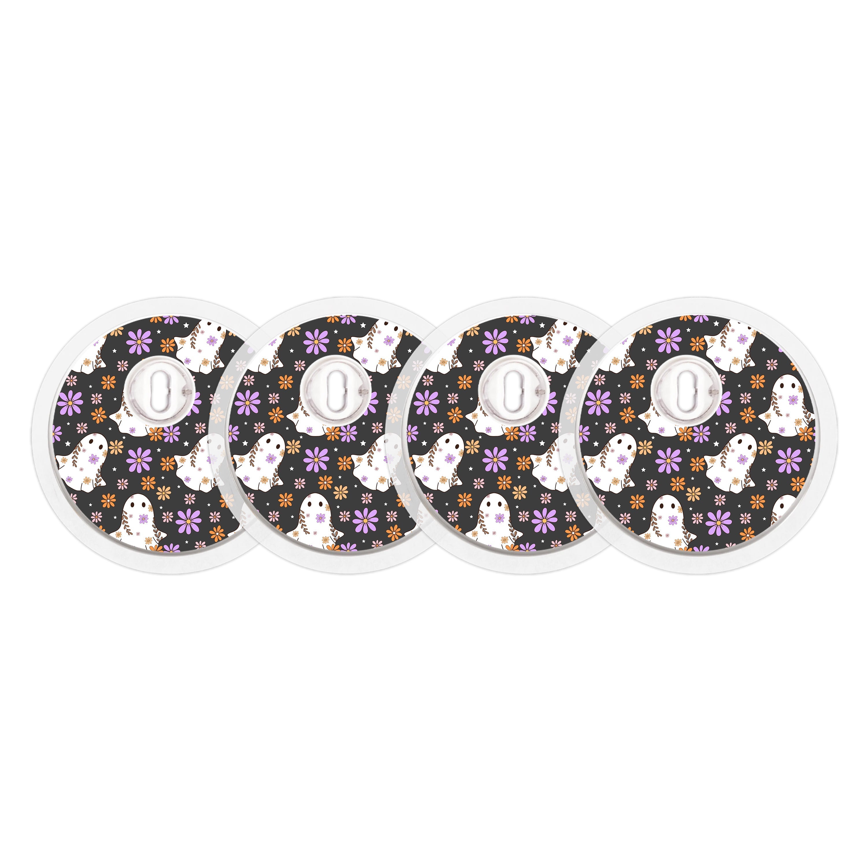 Groovy Ghosts Designed for the FreeStyle Libre 3 Plus & Lingo  Sensor