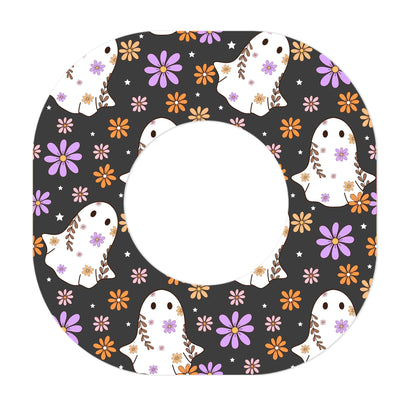 Groovy Ghosts Dexcom G7 and Stelo Patch Tape - Pump Peelz