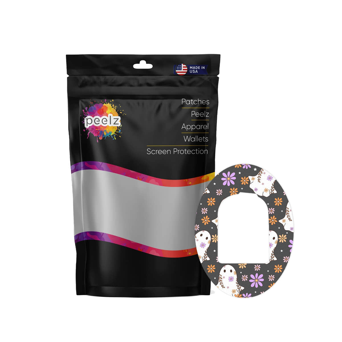 Groovy Ghosts Pod Patch Tape - Pump Peelz