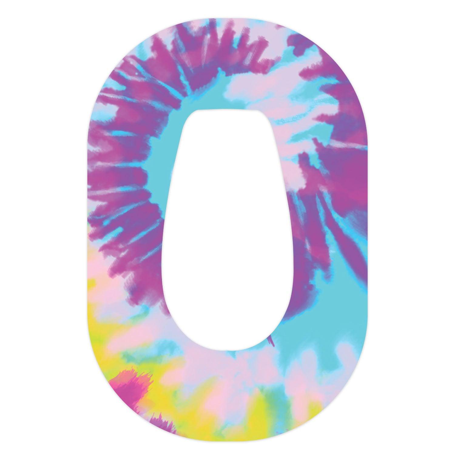 Groovy Tie-Dye Dexcom G6 Patch Tape - Pump Peelz