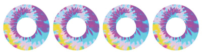 Groovy Tie-Dye Patch  Tape Designed for the FreeStyle Libre 2