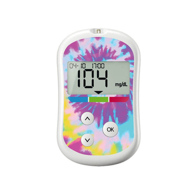 Groovy Tie-Dye for OneTouch Verio Flex Glucometer