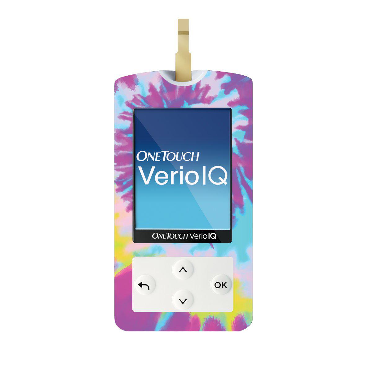 Groovy Tie-Dye for OneTouch Verio IQ Glucometer