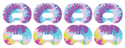 Groovy Tie-Dye for Medtronic Guardian Connect Patch Tape - Pump Peelz
