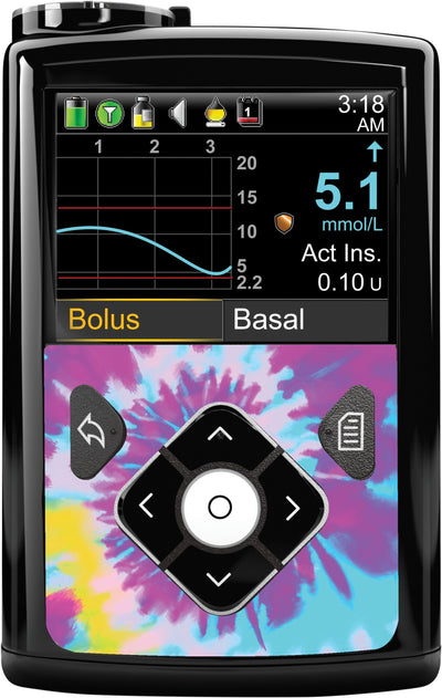 Groovy Tie-Dye for Sticker for Medtronic MiniMed 770G & 780G