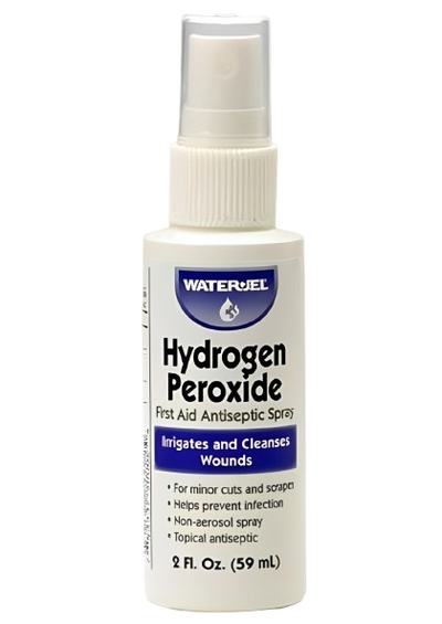 Water Jel Hydrogen Peroxide Spray Bottle - 2 oz  (24 Bottles/Case)