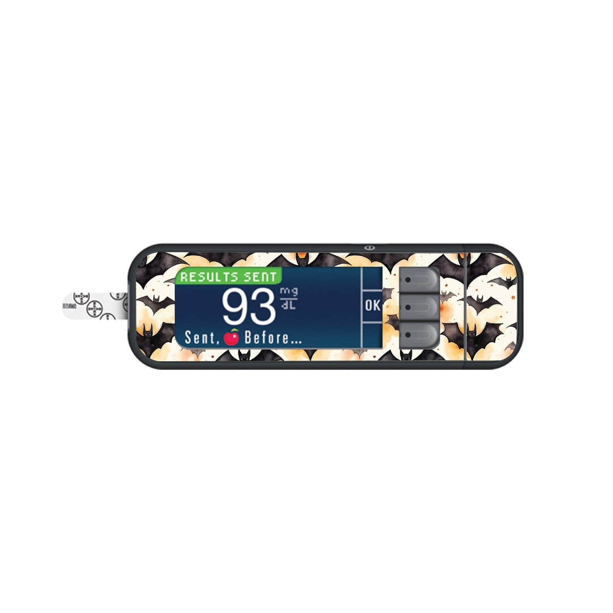 Halloween Bats for Bayer Contour Next Glucometer