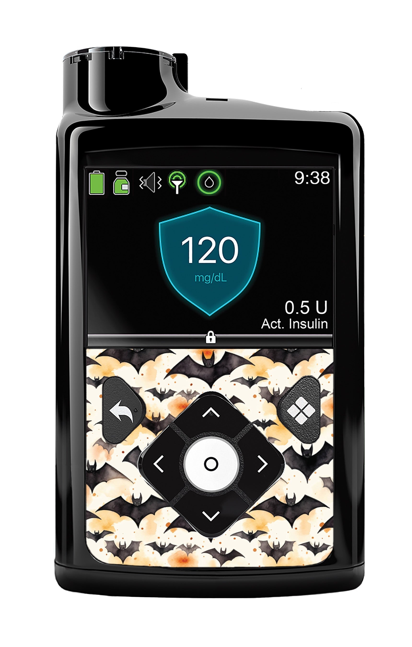 Halloween Bats for Medtronic MiniMed 770G & 780G