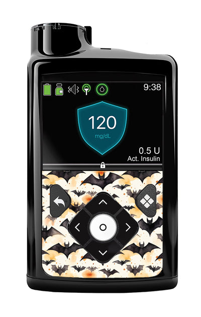 Halloween Bats for Medtronic MiniMed 770G & 780G