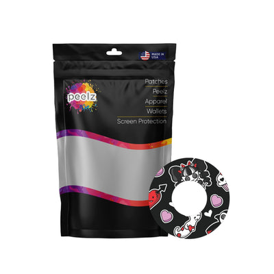 Halloween Valentine Patch  Tape Designed for the FreeStyle Libre 2