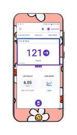 Happy Flowers Sticker for Omnipod® 5 Controller – Pump Peelz