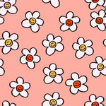 Happy Flowers Sticker Designed for the DEXCOM G7 and Stelo Transmitter