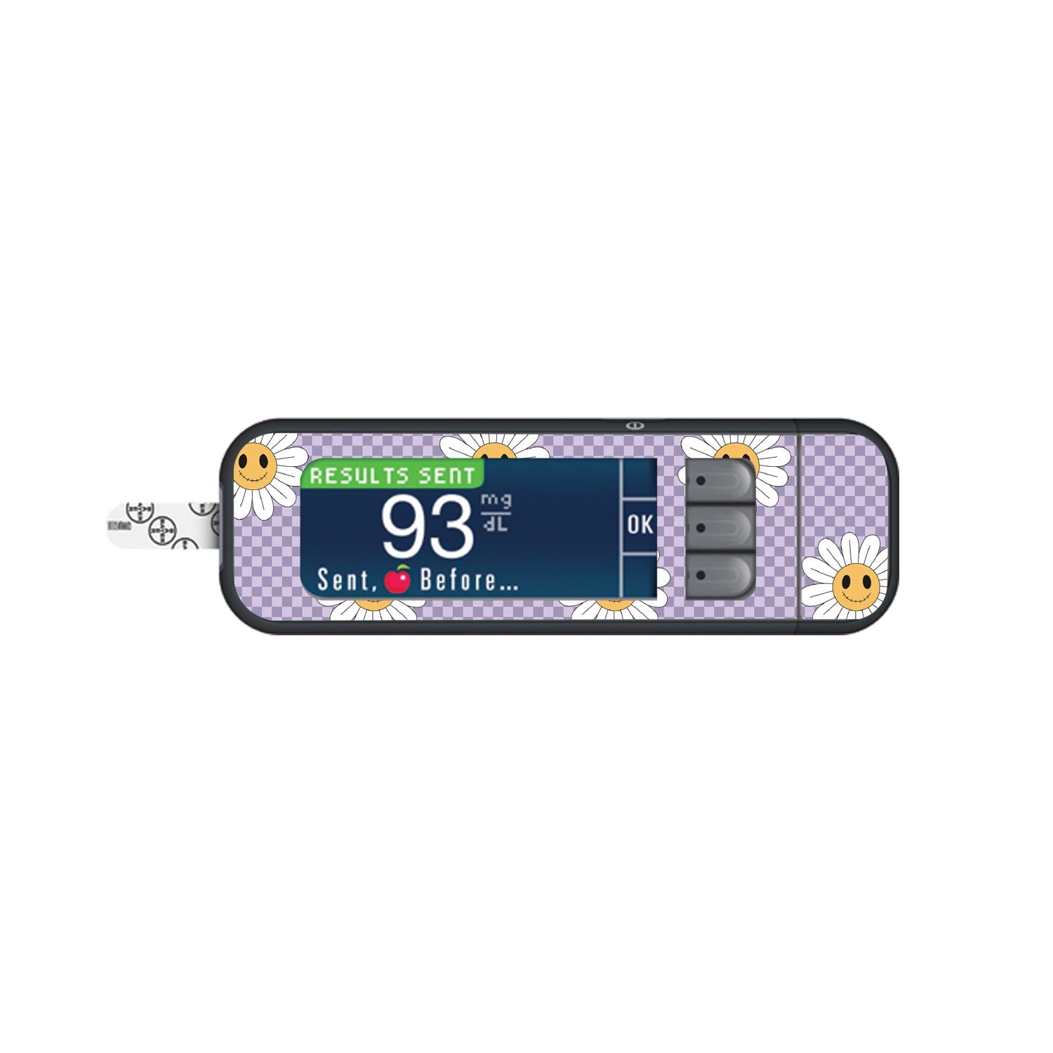 Hippie Halloween Sticker for Bayer Contour Next Glucometer